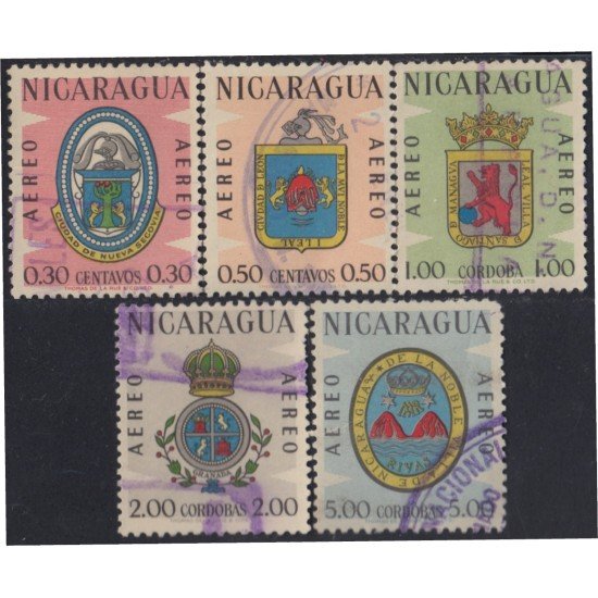 Nicaragua A- 480/84 1962 Erradicación del Paludismo Usado Nicaragua A- 480/84 1962 Erradicación del Paludismo Usado