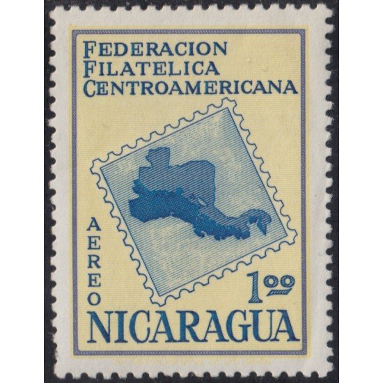 Nicaragua A- 492 1963 Federación Filatélica Centroamericana MNH Nicaragua A- 492 1963 Federación Filatélica Centroamericana MNH