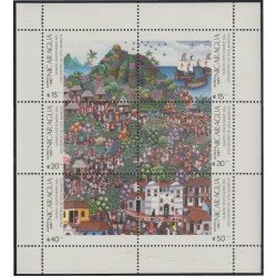 Nicaragua A- 1209A/14A 1987 500º Aniversario del descubrimiento de América MNH Nicaragua A- 1209A/14A 1987 500º Aniversario del descubrimiento de América MNH