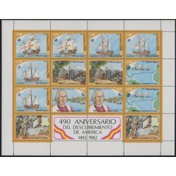 Nicaragua 1214a-17-1001-03 1987 Colon 490º Aniversario descubrimiento de América MNH Nicaragua 1214a-17-1001-03 1987 Colon 490º Aniversario descubrimiento de América MNH