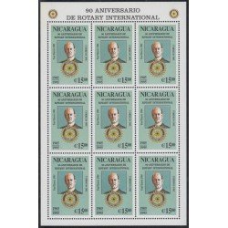 Nicaragua 2013 1995 90º Aniversario de Rotary International MNH Nicaragua 2013 1995 90º Aniversario de Rotary International MNH