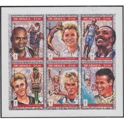 Nicaragua 2029/34 1995 Preludio de los juegos olímpicos MNH