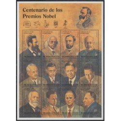 Nicaragua 2042/53 1995 Centenario de los Premios Nobel MNH