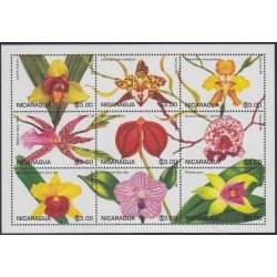 Nicaragua 2066/74 1995 Flora Flores Orquídeas MNH Nicaragua 2066/74 1995 Flora Flores Orquídeas MNH