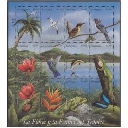 Nicaragua 2274/85 1996 Flora y Fauna del Trópico MNH Nicaragua 2274/85 1996 Flora y Fauna del Trópico MNH