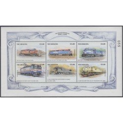 Nicaragua 2290/95 1998 Trenes Locomotoras MNH Nicaragua 2290/95 1998 Trenes Locomotoras MNH