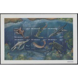 Nicaragua 2301A/F 1998 Fauna Prehistórica MNH Nicaragua 2301A/F 1998 Fauna Prehistórica MNH