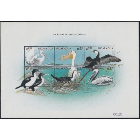 Nicaragua 2317/22 1998 Fauna Pájaros Marinos del mundo II MNH Nicaragua 2317/22 1998 Fauna Pájaros Marinos del mundo II MNH