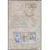 Nicaragua 2339/41 1999 Eventos famosos ronda del mundo en globo Brian Jones MNH