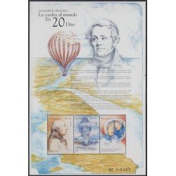 Nicaragua 2341A/C 1999 Eventos famosos ronda del mundo en globo Brian Jones MNH Nicaragua 2341A/C 1999 Eventos famosos ronda del mundo en globo Brian Jones MNH