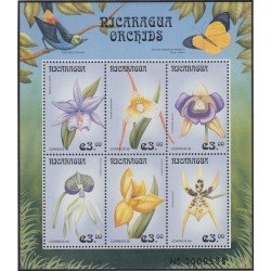Nicaragua 2349/54 1999 Flora Flores Orquídeas MNH Nicaragua 2349/54 1999 Flora Flores Orquídeas MNH