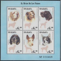 Nicaragua 2383/88 2000 Fauna Perros Dogs MNH Nicaragua 2383/88 2000 Fauna Perros Dogs MNH