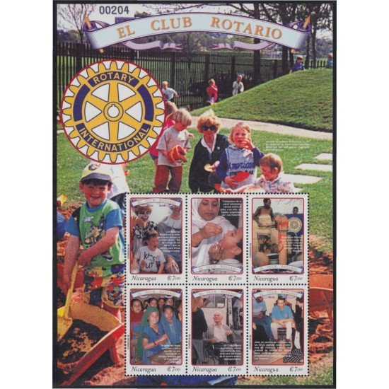 Nicaragua 2425/30 2000 Club Rotary International MNH Nicaragua 2425/30 2000 Club Rotary International MNH