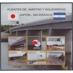 Nicaragua 2526/29A 2001 Puentes de amistad y solidaridad Japón-Nicaragua MNH Nicaragua 2526/29A 2001 Puentes de amistad y solidaridad Japón-Nicaragua MNH