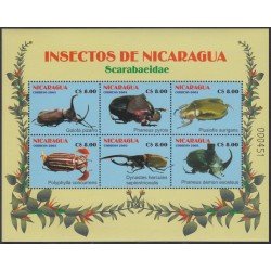 Nicaragua 2563/68 2003 Insectos de Nicaragua Escarabajo MNH Nicaragua 2563/68 2003 Insectos de Nicaragua Escarabajo MNH