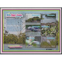 Nicaragua 2702/07 2012 Flora y Fauna de la Riviera Río San Juan MNH Nicaragua 2702/07 2012 Flora y Fauna de la Riviera Río San Juan MNH