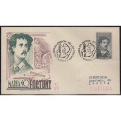 España Spain 1164 1955/56 Mariano Fortuny SPD Sobre Primer Día España Spain 1164 1955/56 Mariano Fortuny SPD Sobre Primer Día