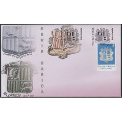 Andorra Española 451 2017 150 Escudo SPD Sobre Primer día Andorra Española 451 2017 150 Escudo SPD Sobre Primer día
