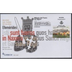 España Spain 5154 2017 Vista de Najera SPD Sobres Primer Día España Spain 5154 2017 Vista de Najera SPD Sobres Primer Día