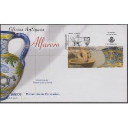España Spain 5166 2017 Oficios Antiguos Alfarero Cerámica de Talavera de la Reina SPD Sobres Primer Día España Spain 5166 2017 Oficios Antiguos Alfarero Cerámica de Talavera de la Reina SPD Sobres Primer Día
