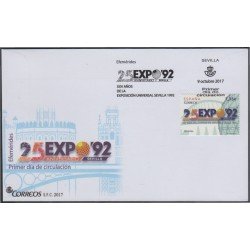 España Spain 5170 2017 XXV Años de la Exposición Universal de Sevilla 1992 SPD Sobres Primer Día España Spain 5170 2017 XXV Años de la Exposición Universal de Sevilla 1992 SPD Sobres Primer Día