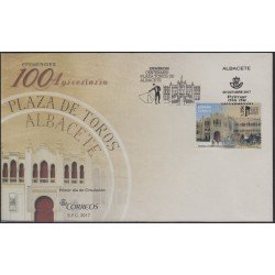 España Spain 5176 2017 Centenario de la Plaza de Toros de Albacete SPD Sobres Primer Día España Spain 5176 2017 Centenario de la Plaza de Toros de Albacete SPD Sobres Primer Día