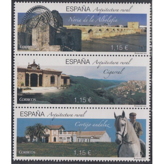 España Spain 5086/88 2016 Arquitectura Rural MNH España Spain 5086/88 2016 Arquitectura Rural MNH