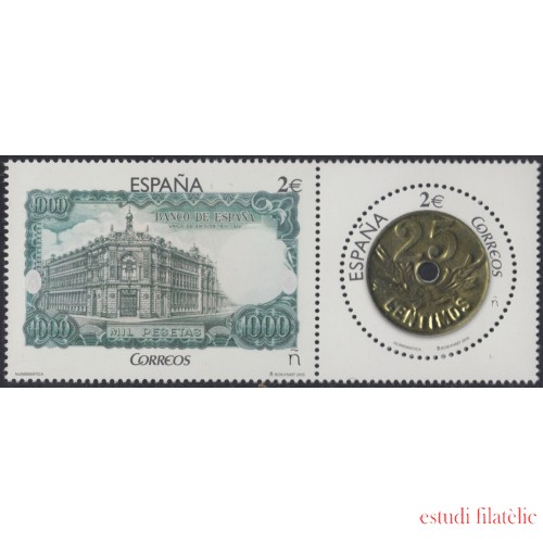 España Spain 5101/02 2016 Numismática Billete y moneda MNH