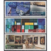 España Spain 5132/34 2017 Museos de Cartagena Málaga Logroño MNH
