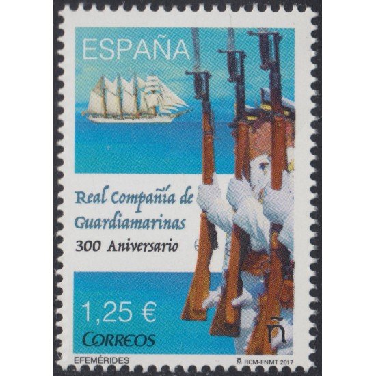España Spain 5143 2017 300º Aniv de la Real Compañía de Guardiamarinas MNH España Spain 5143 2017 300º Aniv de la Real Compañía de Guardiamarinas MNH