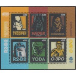 España Spain 5150 2017 Cine Star Wars MNH España Spain 5150 2017 Cine Star Wars MNH