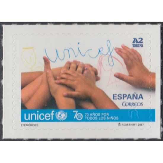 España Spain 5153 2017 Manos solidarias MNH Tarifa A2 España Spain 5153 2017 Manos solidarias MNH Tarifa A2
