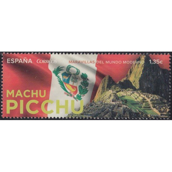 España Spain 5162 2017 Maravillas del Mundo Moderno Machu Picchu MNH