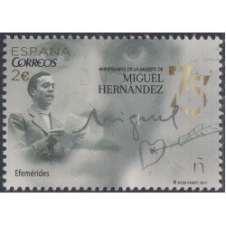 España Spain 5163 2017 Efemérides 75º Aniv. del fallecimiento de Miguel Hernández MNH España Spain 5163 2017 Efemérides 75º Aniv. del fallecimiento de Miguel Hernández MNH