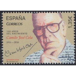 España Spain 5164 2017 Efemérides 100 Años del nac. de Camilo José Cela MNH España Spain 5164 2017 Efemérides 100 Años del nac. de Camilo José Cela MNH