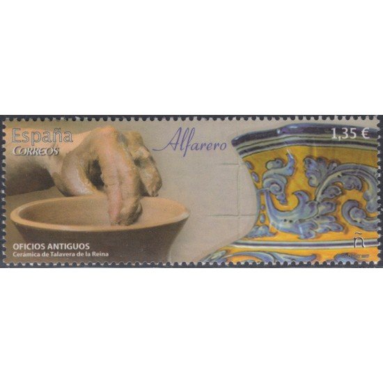 España Spain 5166 2017 Alfarero Cerámica de Talavera de la Reina MNH España Spain 5166 2017 Alfarero Cerámica de Talavera de la Reina MNH