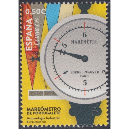 España Spain 5171 2017 Mareómetro de Portugalete MNH España Spain 5171 2017 Mareómetro de Portugalete MNH