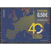 España Spain 5173 2017 Mapa de Europa MNH