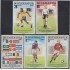Nicaragua A- 680/84 1970 Campeones de Fútbol Football MNH