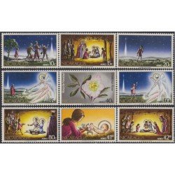 Nicaragua A- 767/75 1972 Navidad Chritsmas MNH Nicaragua A- 767/75 1972 Navidad Chritsmas MNH