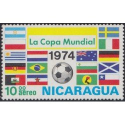 Nicaragua A- 816 1974 Copa Mundial de Fútbol MNH Nicaragua A- 816 1974 Copa Mundial de Fútbol MNH