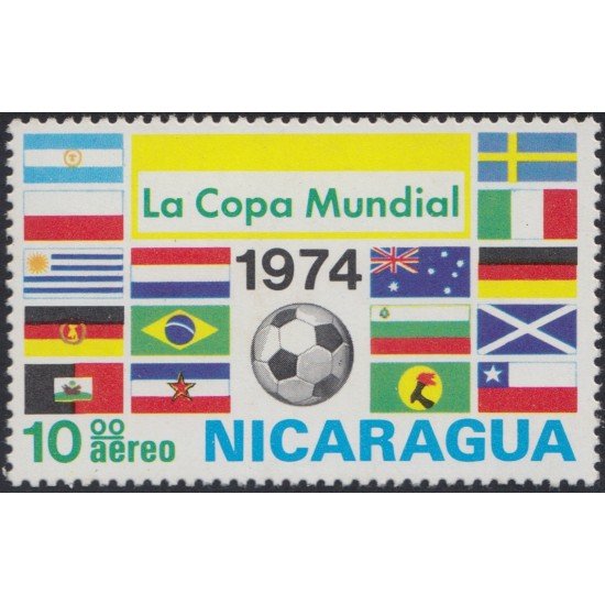 Nicaragua A- 816 1974 Copa Mundial de Fútbol MNH Nicaragua A- 816 1974 Copa Mundial de Fútbol MNH