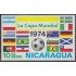 Nicaragua A- 816 1974 Copa Mundial de Fútbol MNH