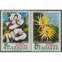 Nicaragua A- 817/18 1974 Flores Silvestres Flowers MNH