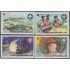 Nicaragua A- 849/52 1975 14 Festival Mundial en Noruega Scouts Emblema MNH