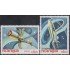 Nicaragua A- 979/80 1982 Cohetes espaciales Satélites MNH