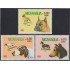Nicaragua A- 981/83 1982  Perros de raza Dogs MNH