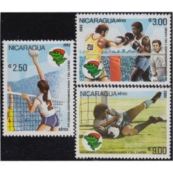 Nicaragua A- 986/88 1982 14 Juegos de América Central y del Caribe en Cuba MNH Nicaragua A- 986/88 1982 14 Juegos de América Central y del Caribe en Cuba MNH