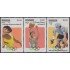 Nicaragua A- 1015/17 1983 Juegos Olímpicos de Verano en Los Ángeles 1984 MNH