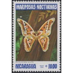 Nicaragua A- 1018 1983 Mariposas Butterflies MNH